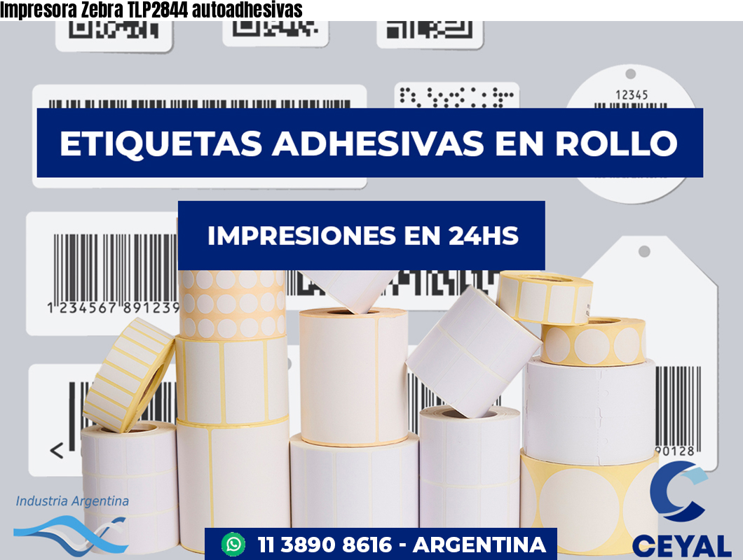 Impresora Zebra TLP2844 autoadhesivas