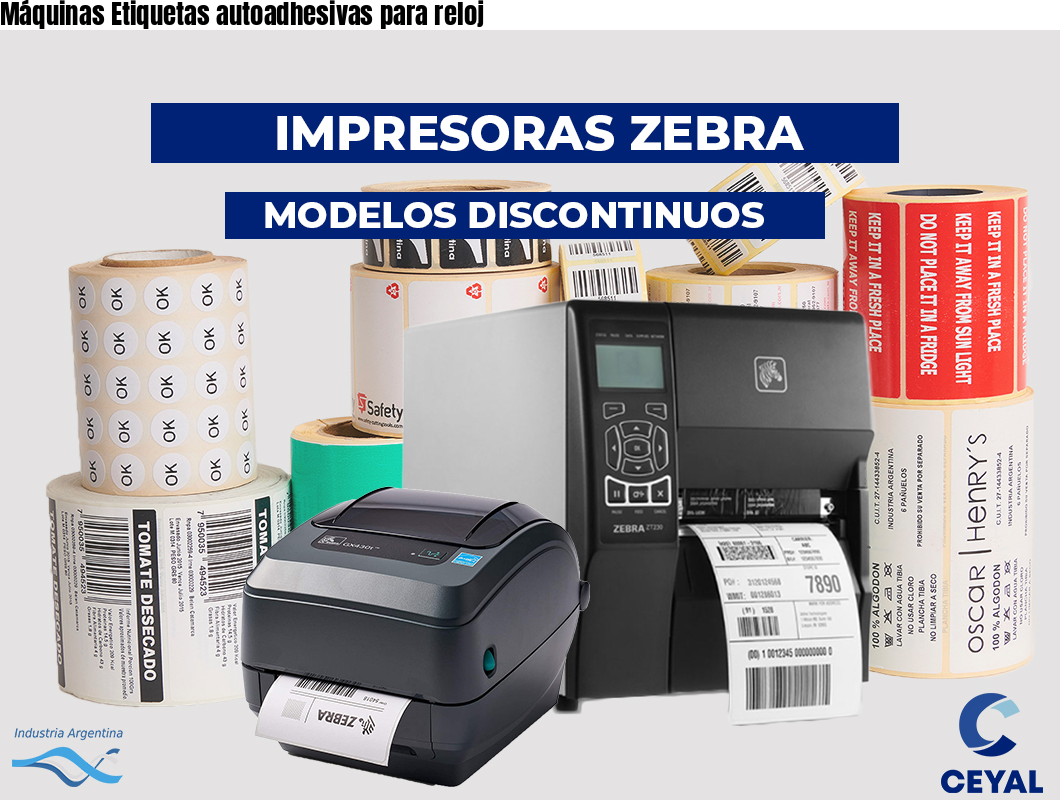 Máquinas Etiquetas autoadhesivas para reloj