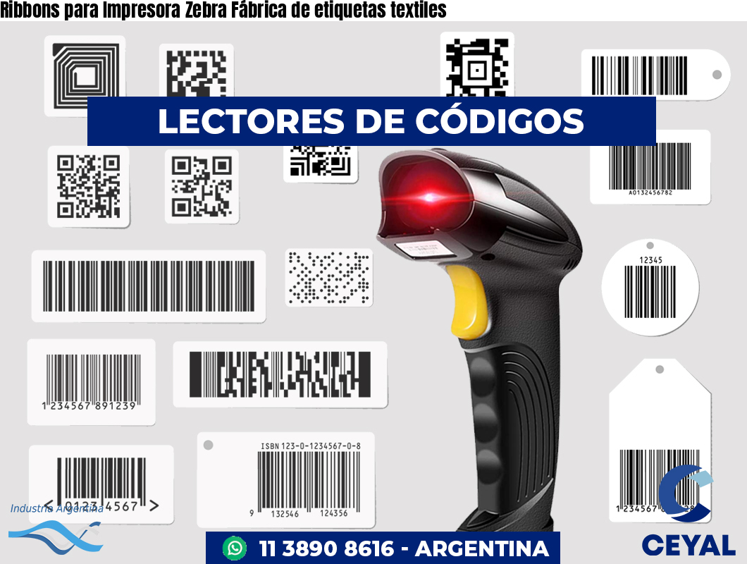 Ribbons para Impresora Zebra Fábrica de etiquetas textiles