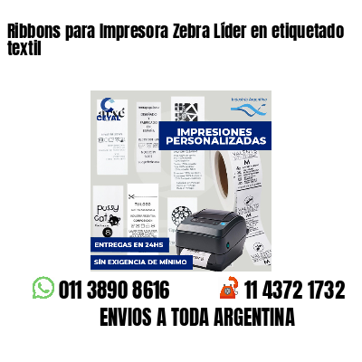 Ribbons para Impresora Zebra Líder en etiquetado textil