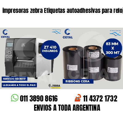 impresoras zebra Etiquetas autoadhesivas para reloj