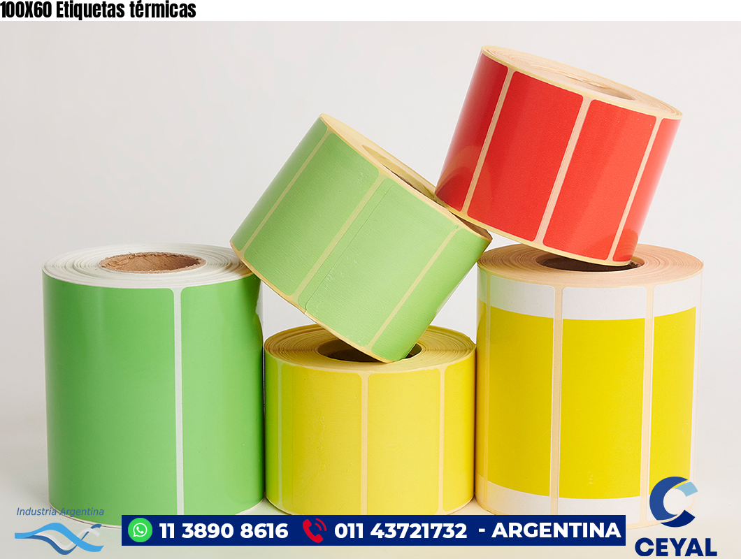 100X60 Etiquetas térmicas