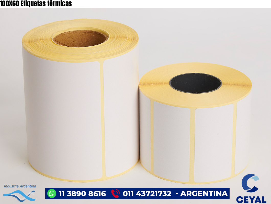 100X60 Etiquetas térmicas