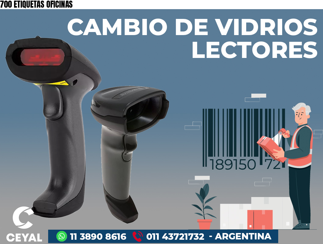 700 ETIQUETAS OFICINAS