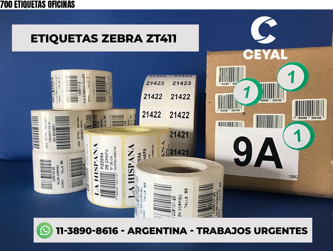 700 ETIQUETAS OFICINAS