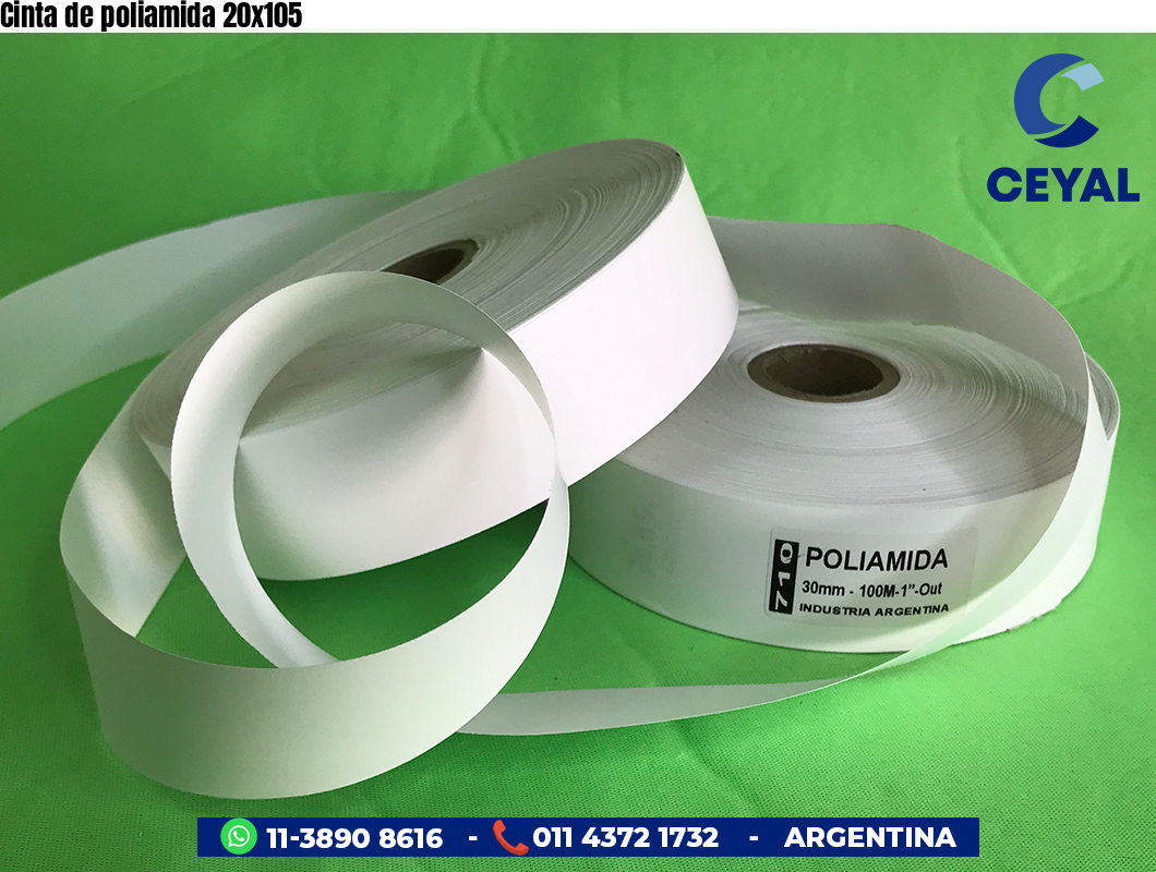 Cinta de poliamida 20x105