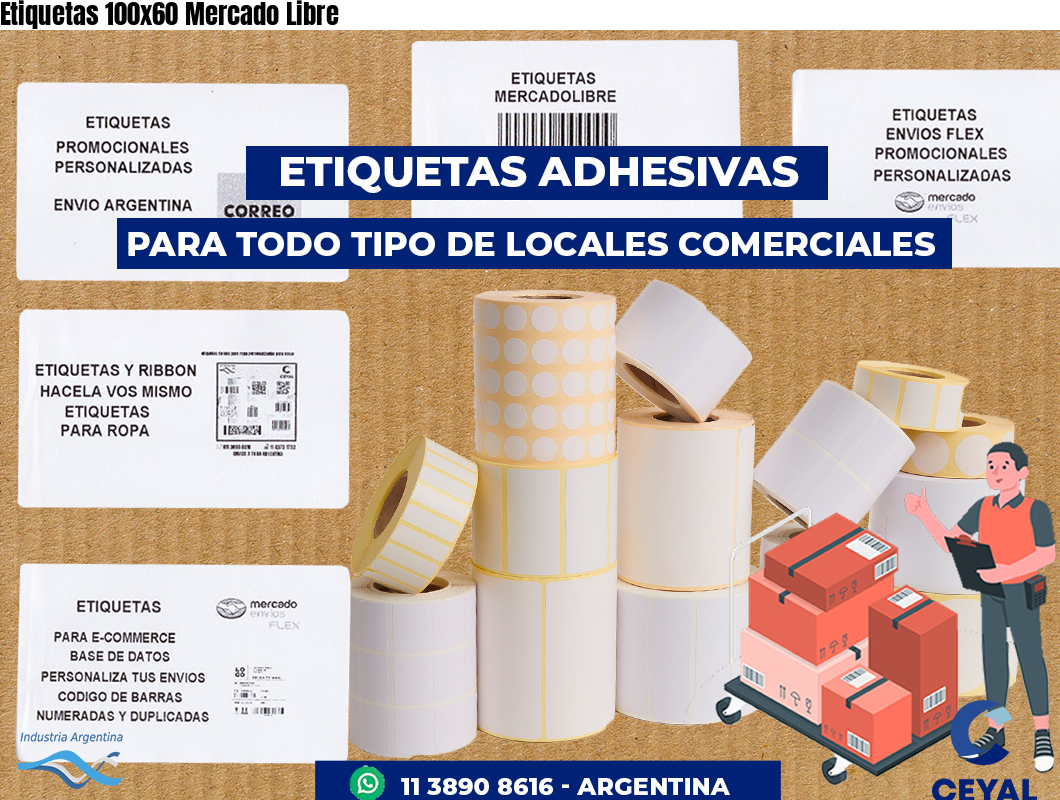 Etiquetas 100x60 Mercado Libre