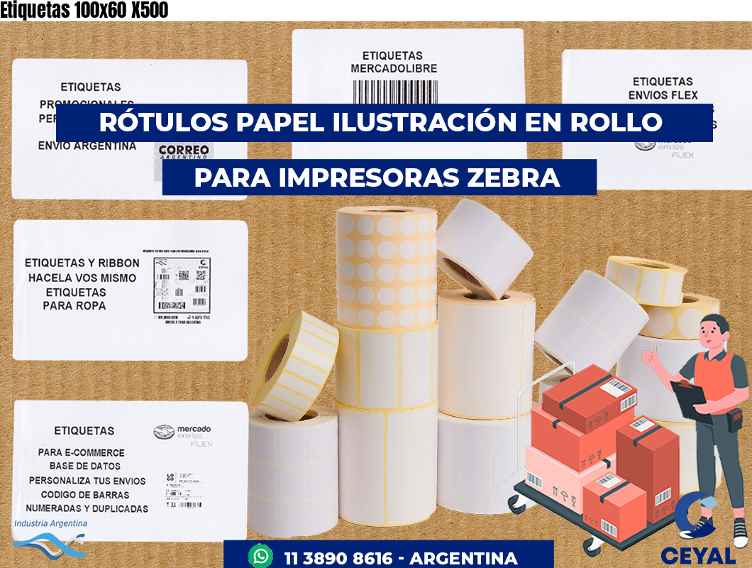 Etiquetas 100x60 X500