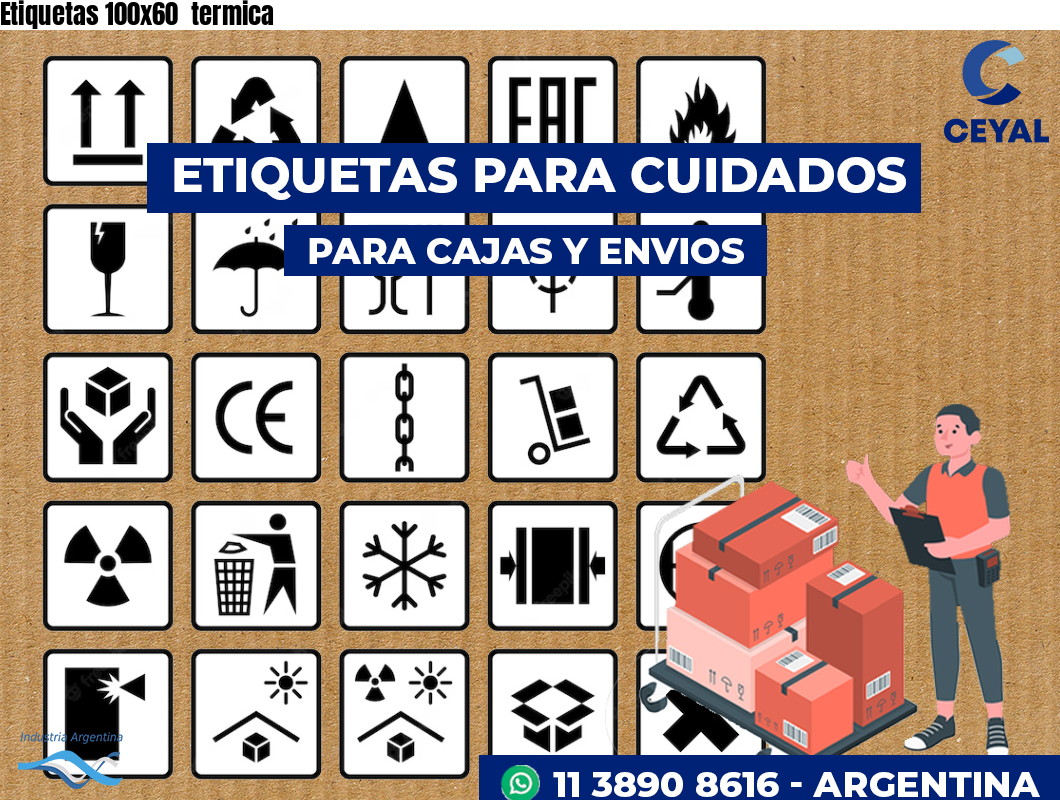Etiquetas 100x60 termica