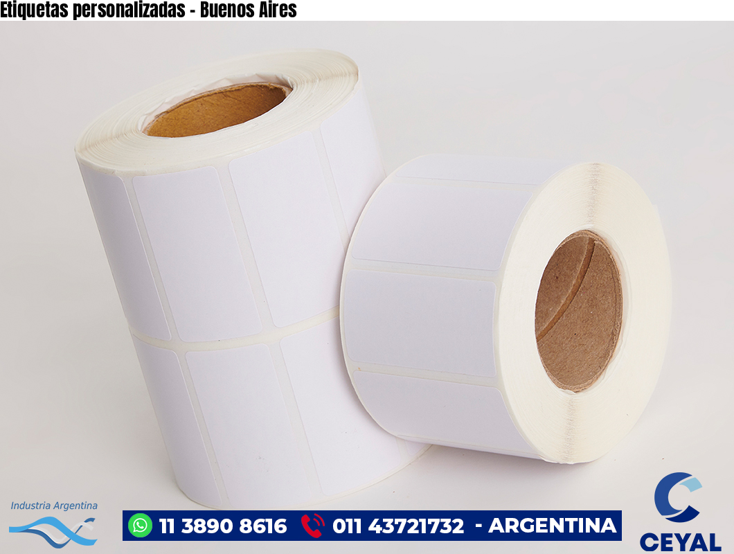 Etiquetas personalizadas - Buenos Aires