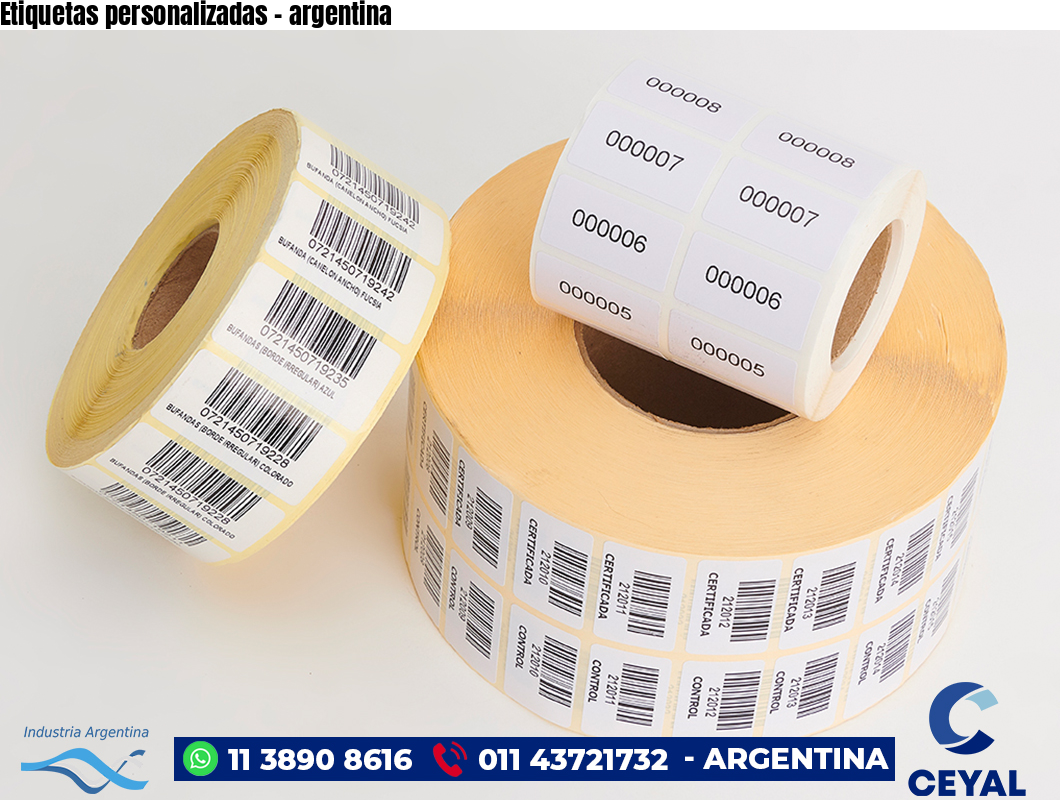 Etiquetas personalizadas – argentina