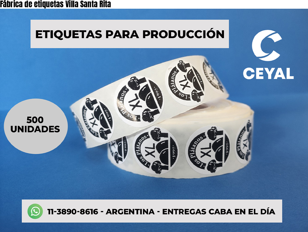 Fábrica de etiquetas Villa Santa Rita