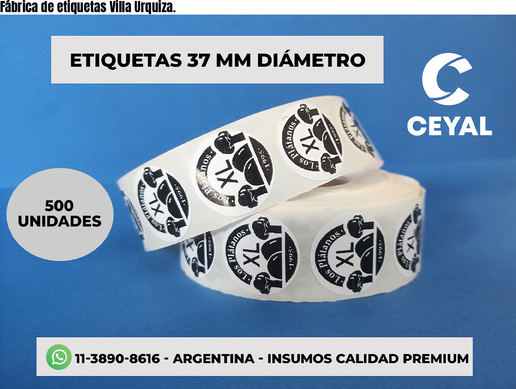 Fábrica de etiquetas Villa Urquiza.