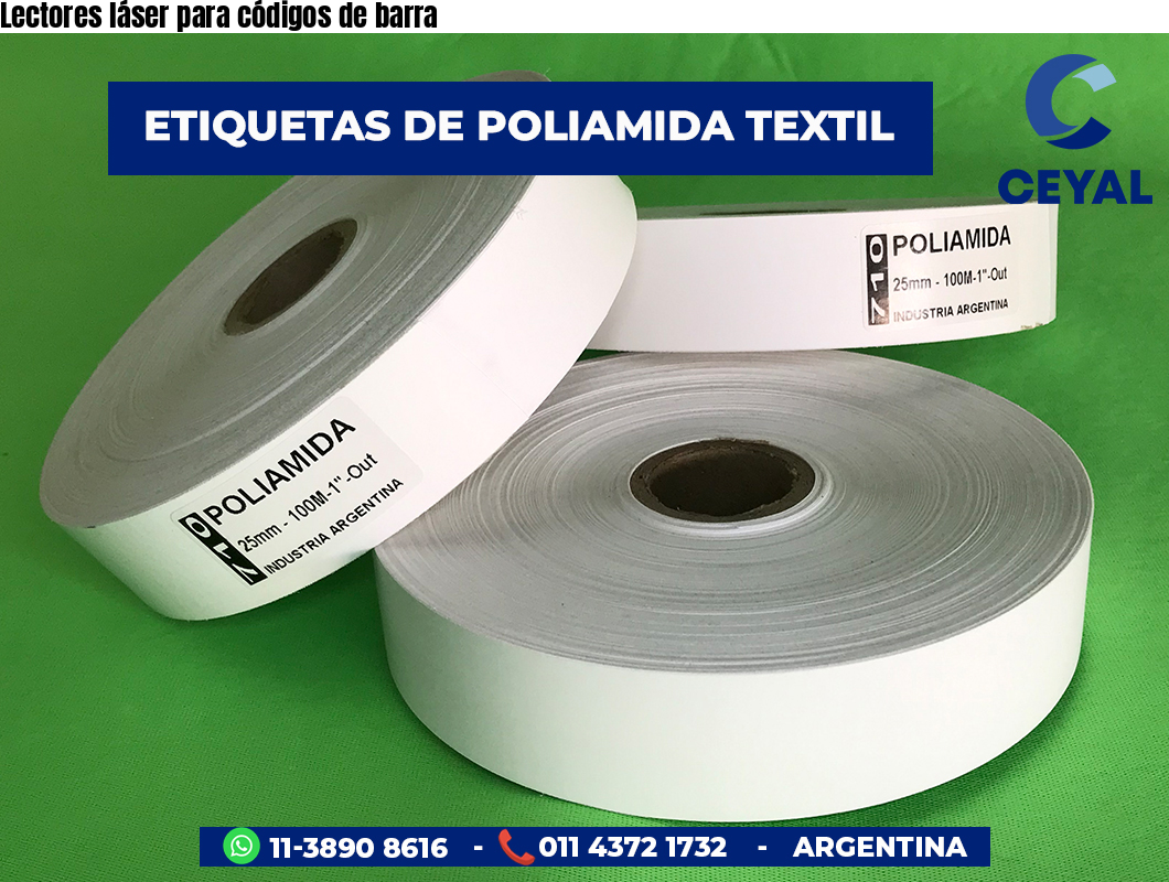 Lectores láser para códigos de barra