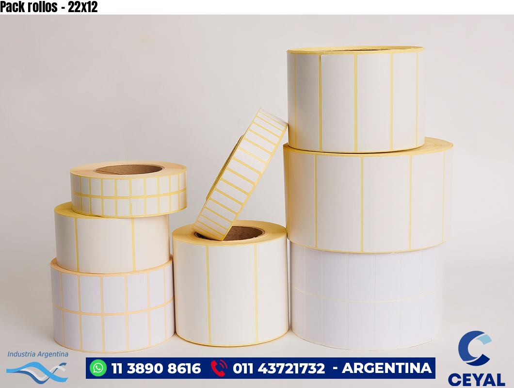 Pack rollos - 22x12