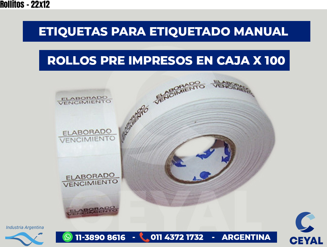 Rollitos - 22x12