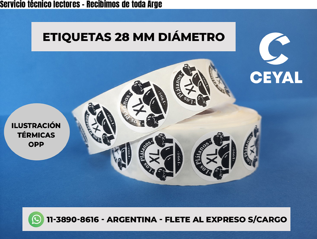 Servicio técnico lectores - Recibimos de toda Arge