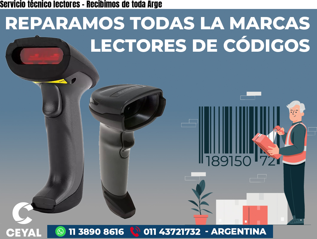 Servicio técnico lectores – Recibimos de toda Arge