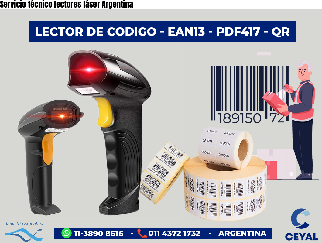Servicio técnico lectores láser Argentina