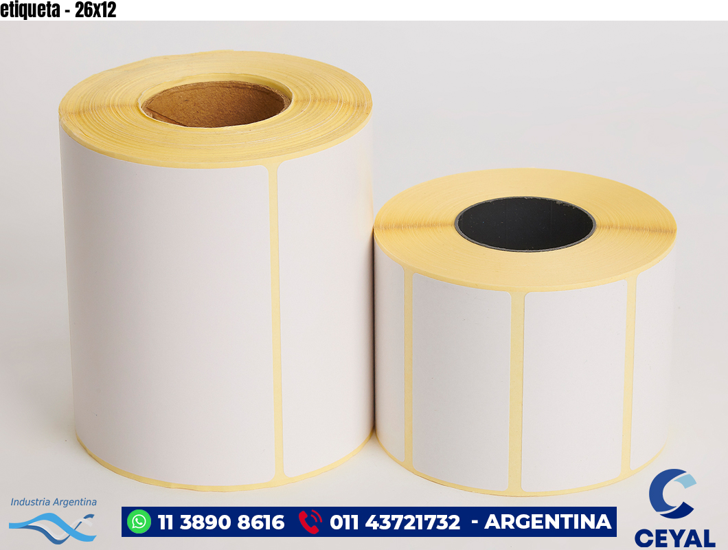 etiqueta - 26x12