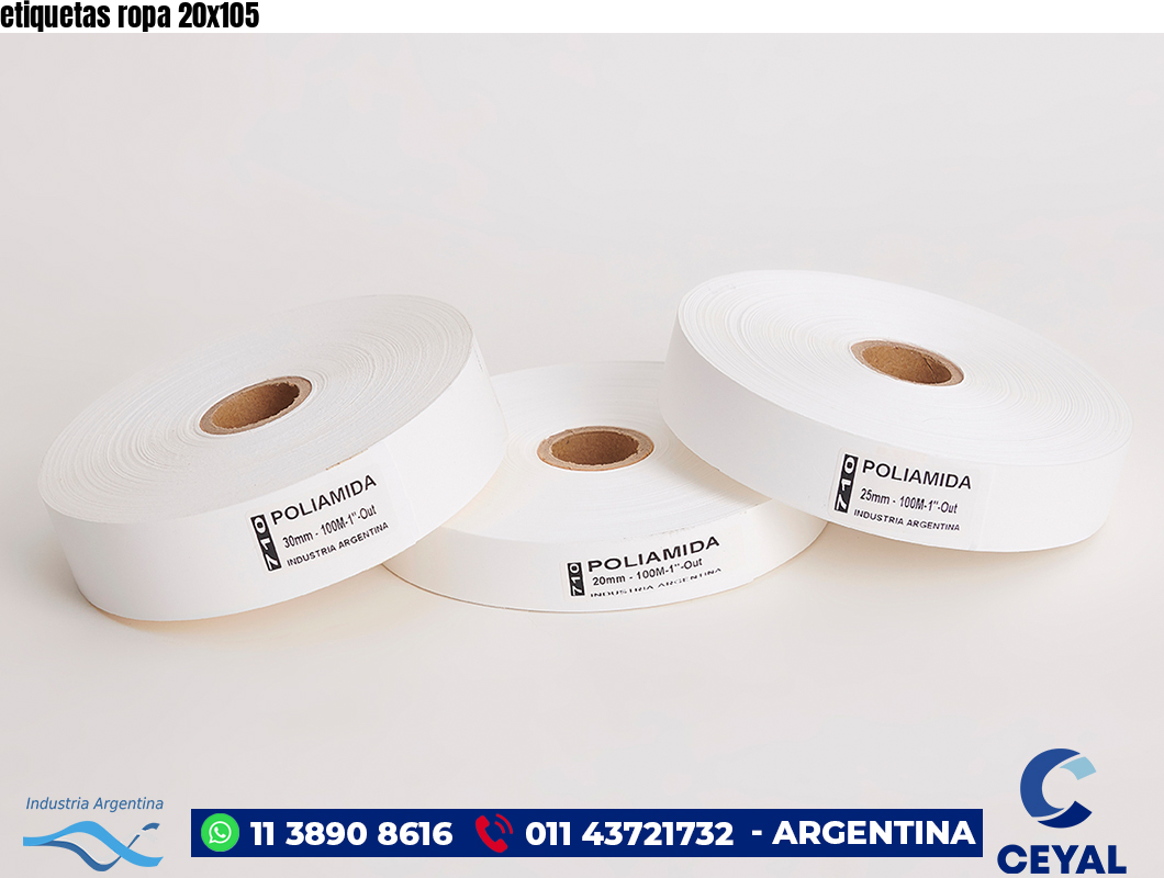 etiquetas ropa 20×105