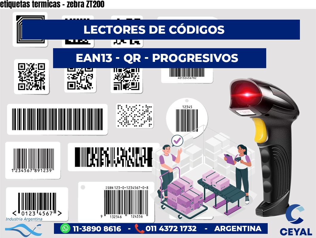 etiquetas termicas - zebra ZT200