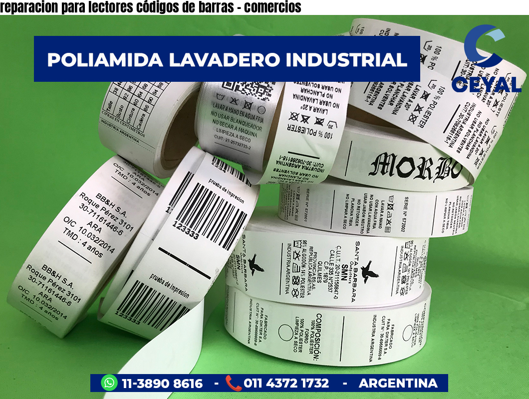 reparacion para lectores códigos de barras - comercios