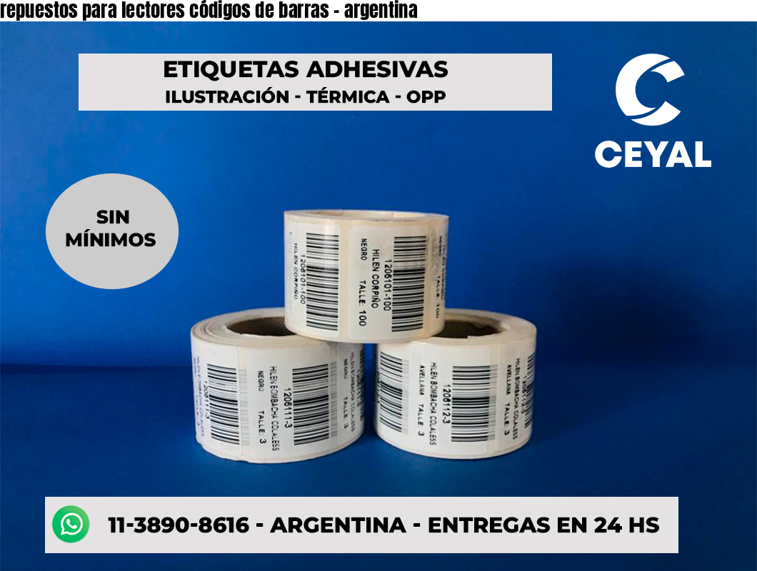 repuestos para lectores códigos de barras - argentina