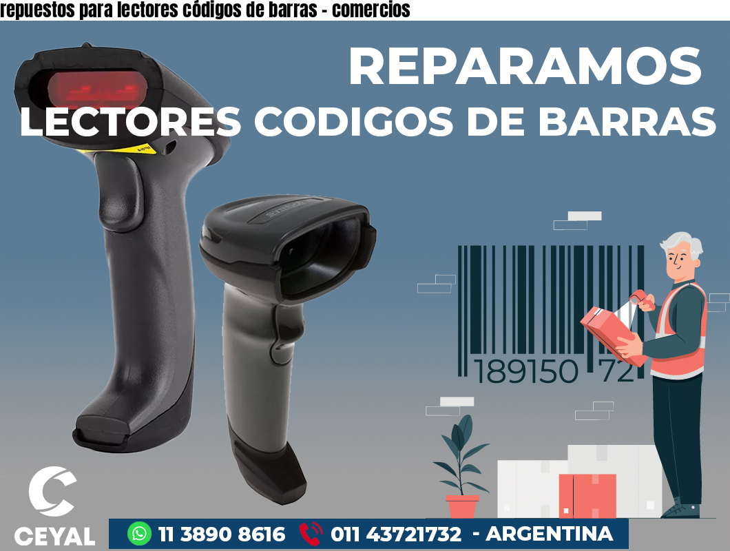 repuestos para lectores códigos de barras – comercios