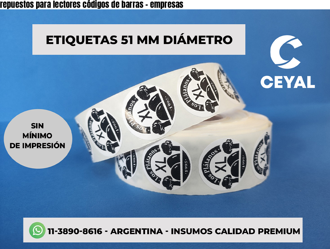 repuestos para lectores códigos de barras - empresas