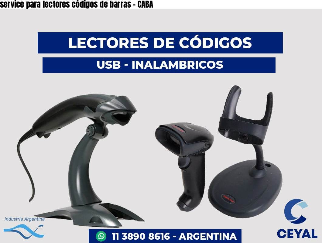 service para lectores códigos de barras - CABA