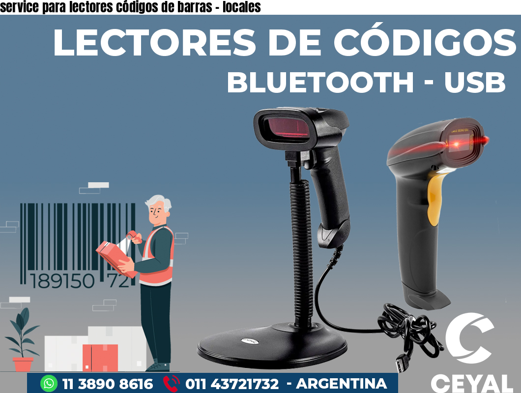 service para lectores códigos de barras – locales