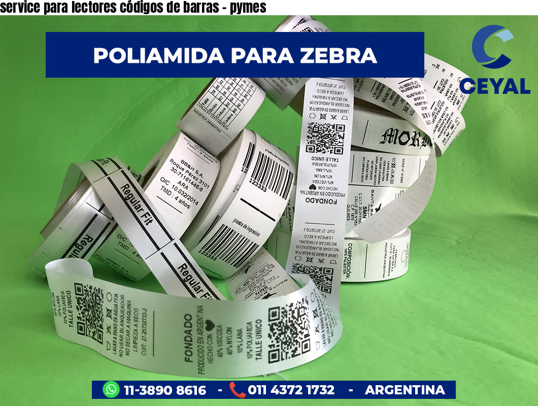 service para lectores códigos de barras - pymes