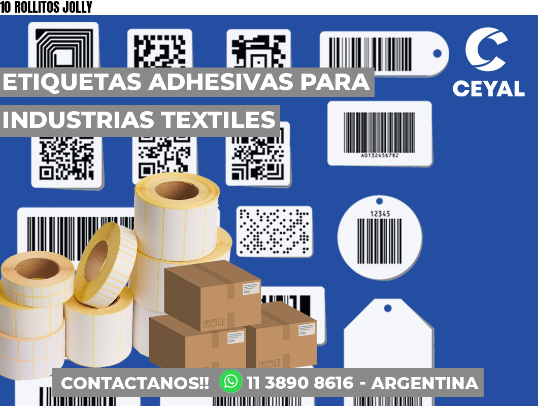 10 ROLLITOS JOLLY