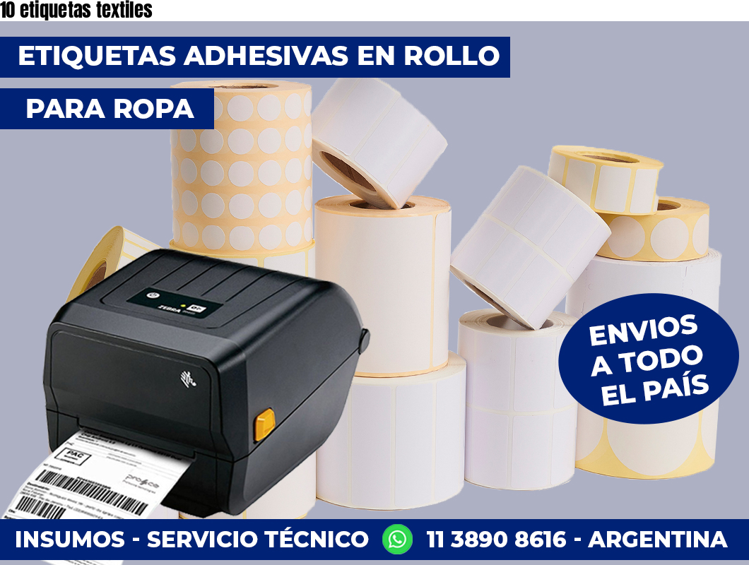 10 etiquetas textiles