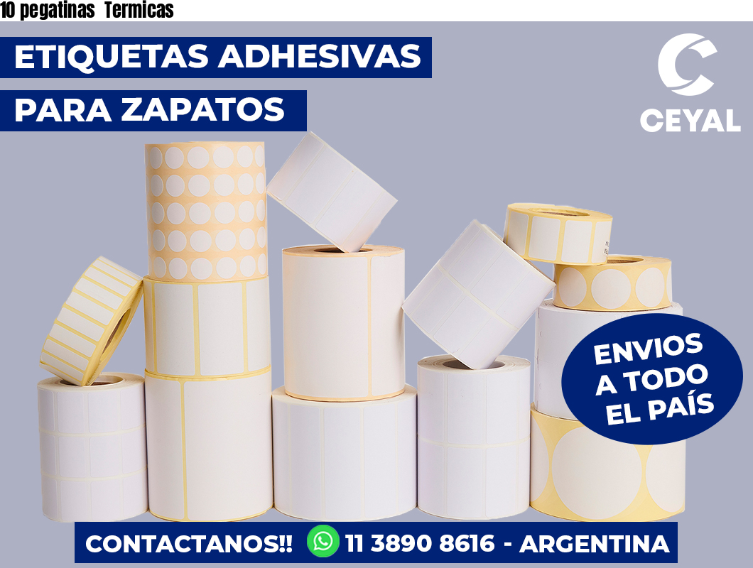10 pegatinas Termicas