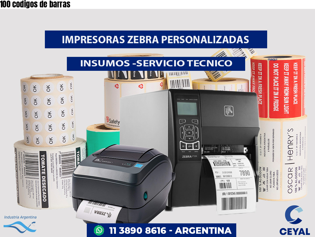 100 codigos de barras