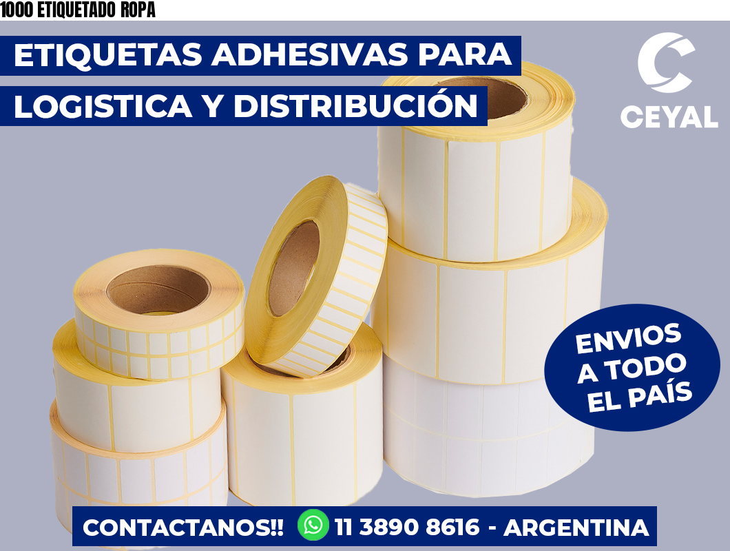 1000 ETIQUETADO ROPA