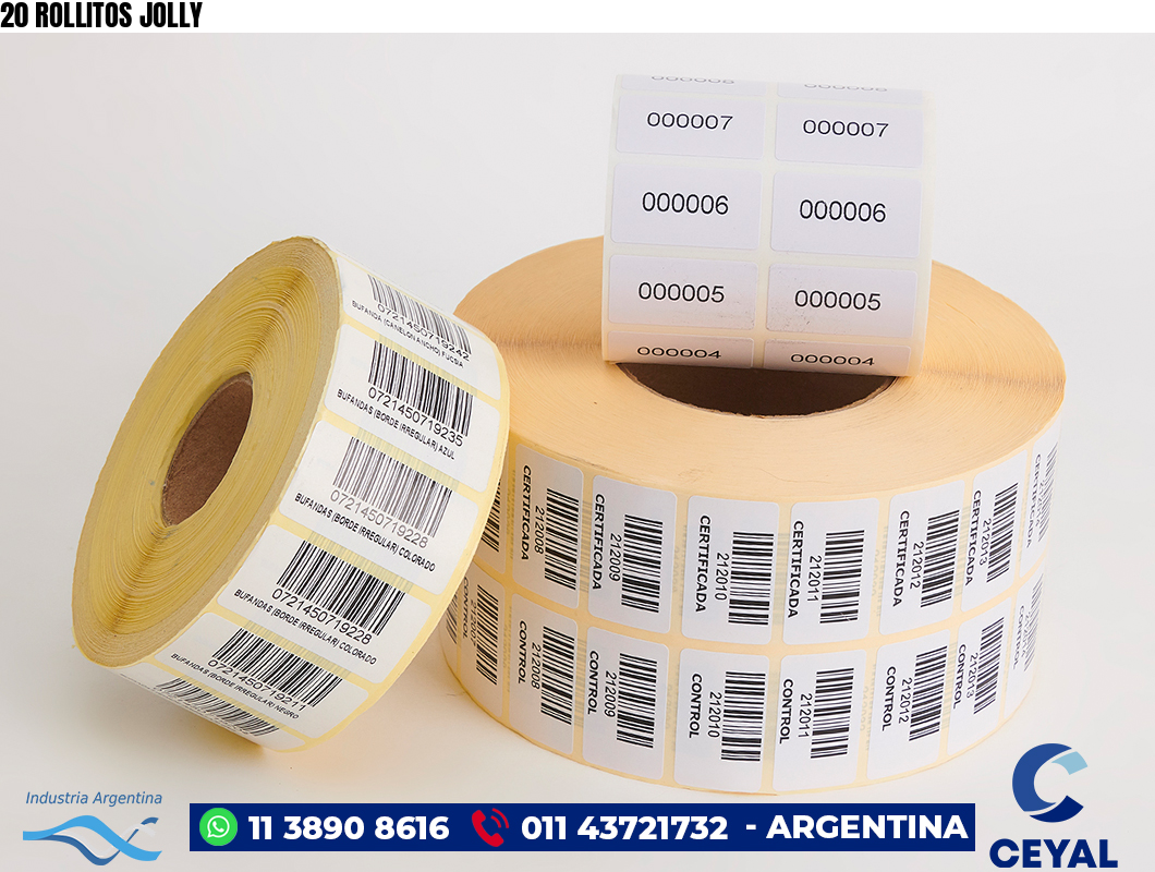 20 ROLLITOS JOLLY