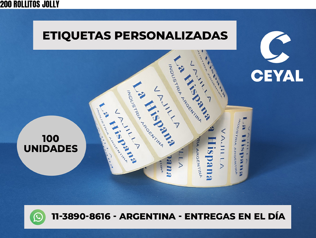 200 ROLLITOS JOLLY