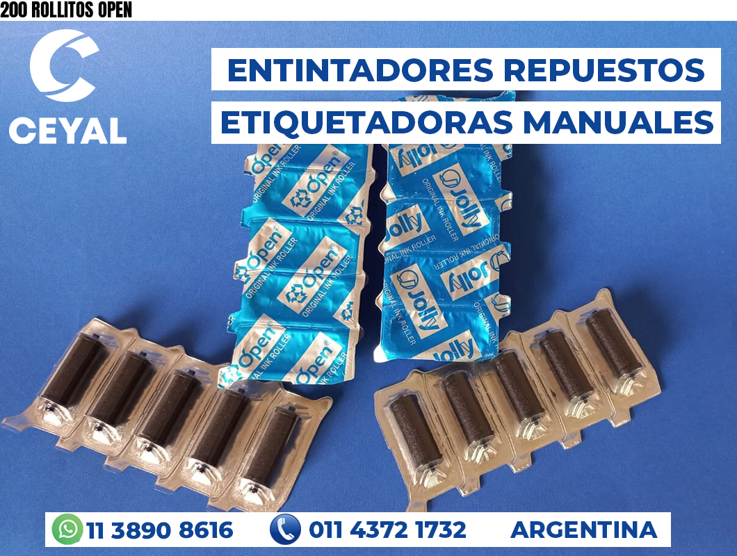 200 ROLLITOS OPEN