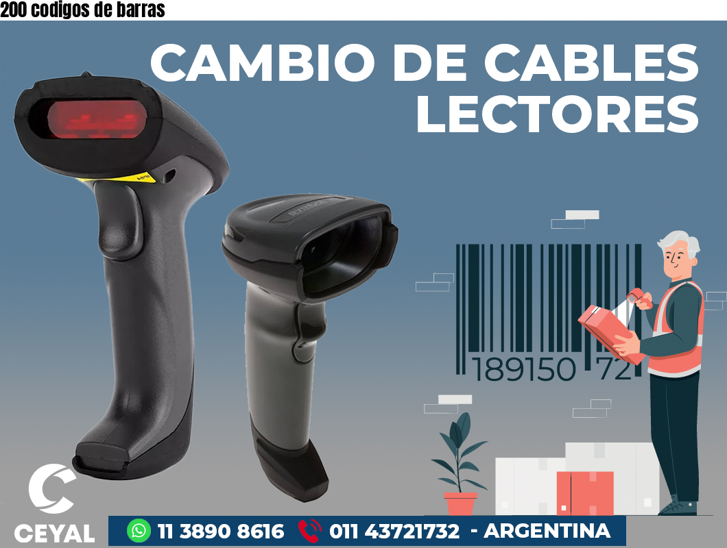 200 codigos de barras