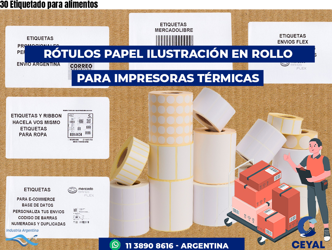 30 Etiquetado para alimentos