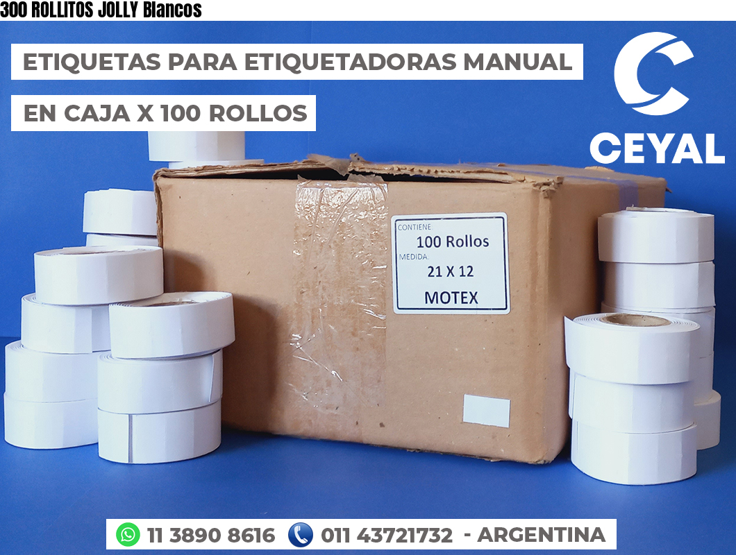 300 ROLLITOS JOLLY Blancos