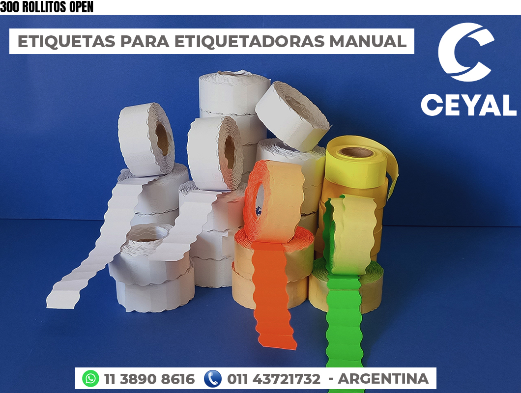 300 ROLLITOS OPEN