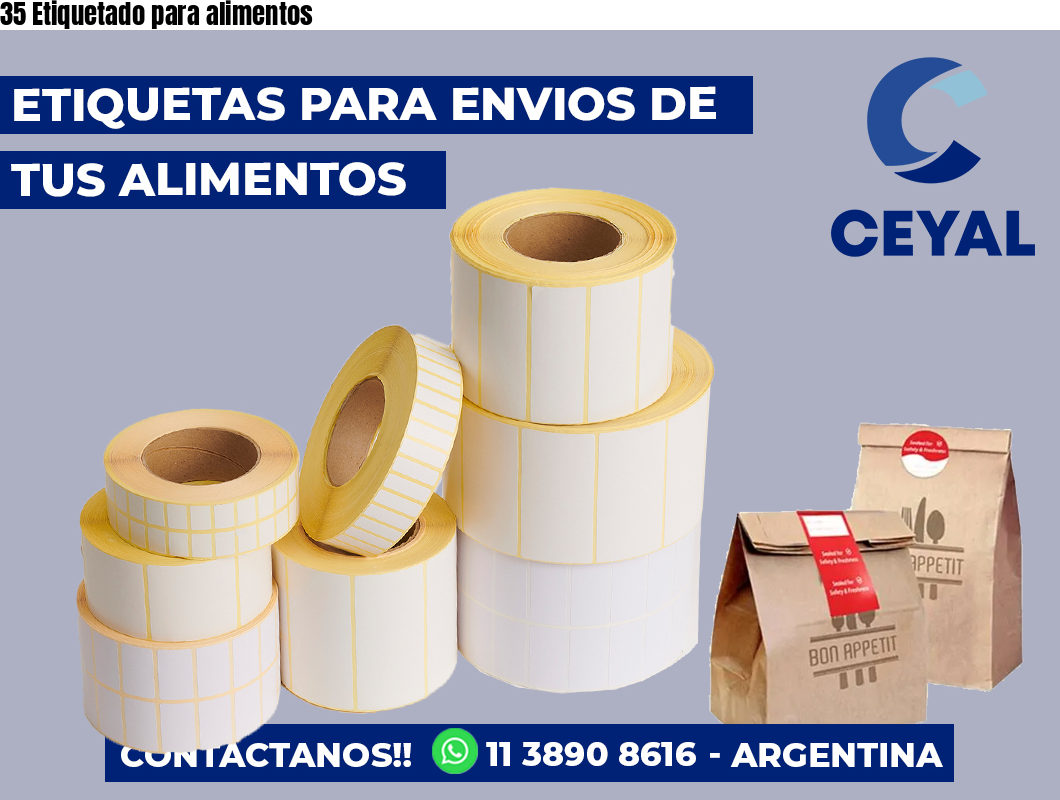35 Etiquetado para alimentos
