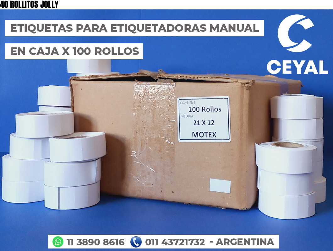 40 ROLLITOS JOLLY