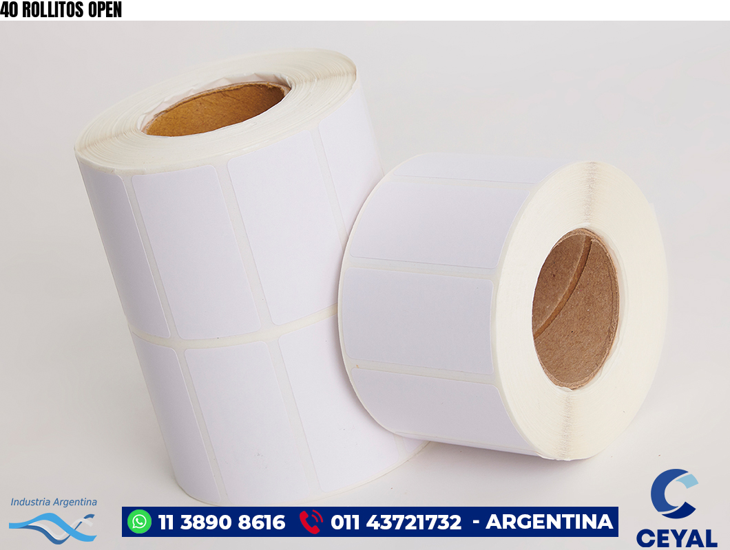 40 ROLLITOS OPEN