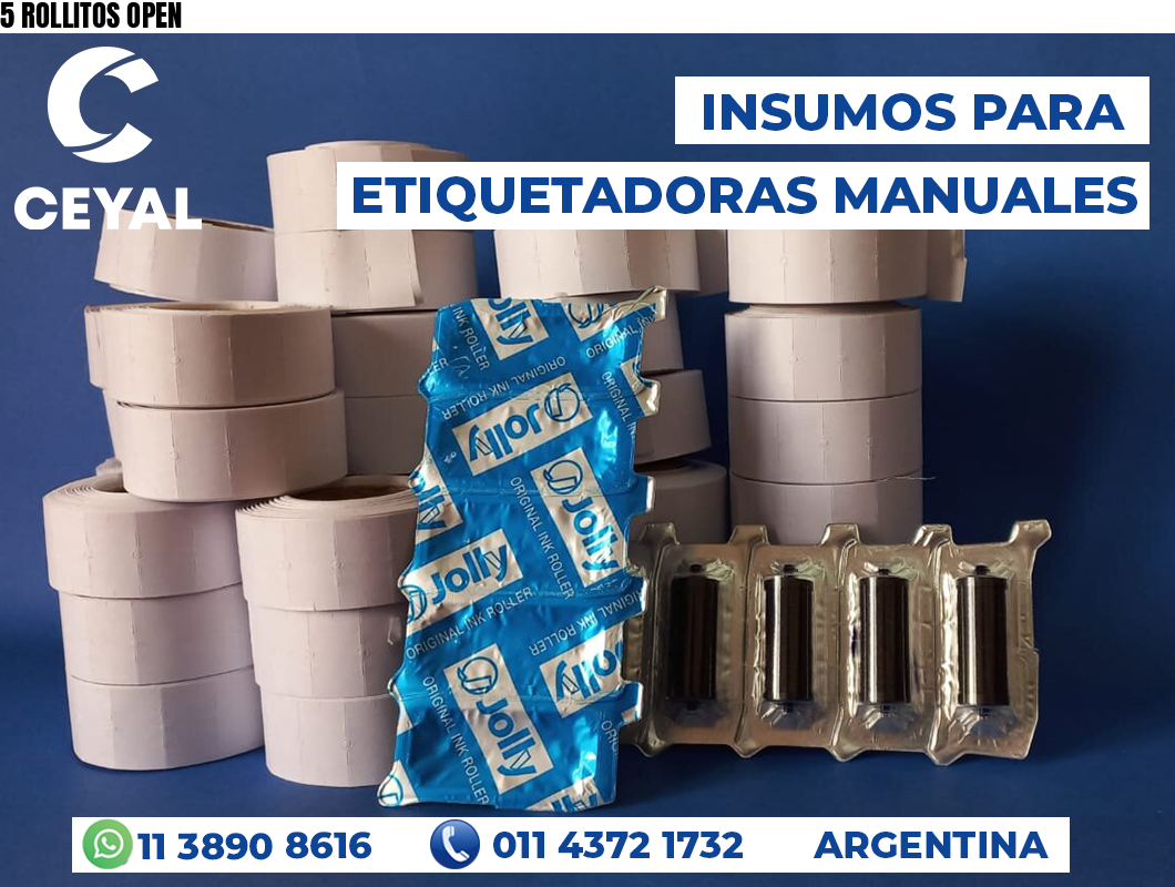 5 ROLLITOS OPEN