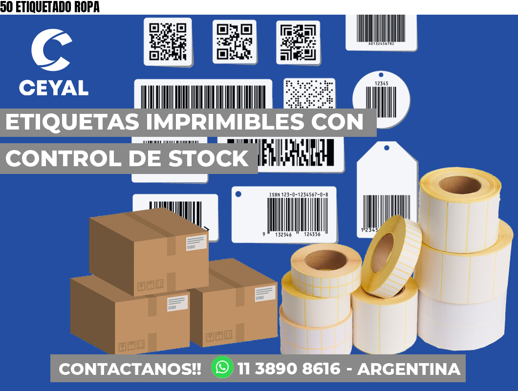 50 ETIQUETADO ROPA